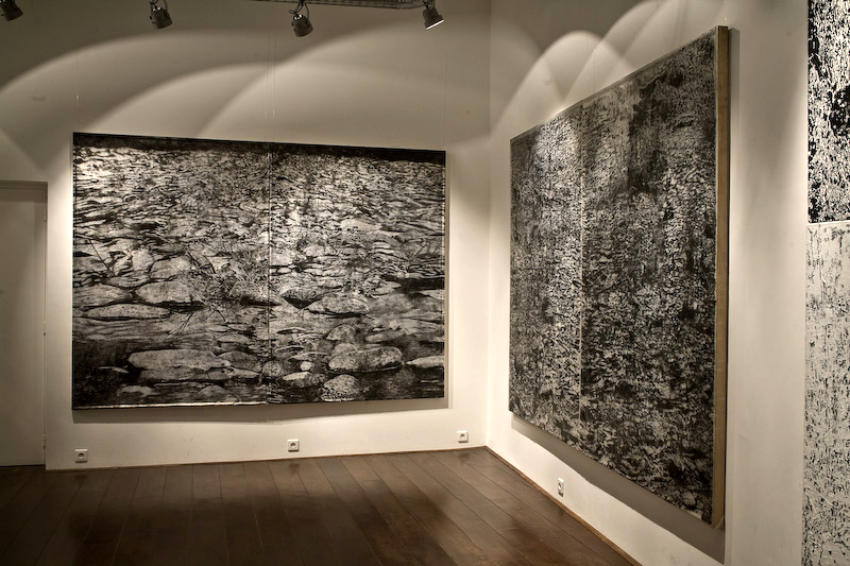 “Le temps du retard”, exposition de Bernard Rousseau au festival Graphéine, galerie Lemniscate, Toulouse. 2012.
