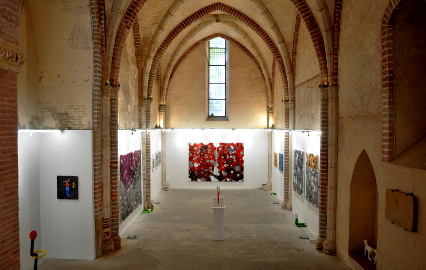 “L'envers de l'endroit”, exposition de Bernard Rousseau et Rolino Gaspari, 2023, Chapelle des Cordeliers.