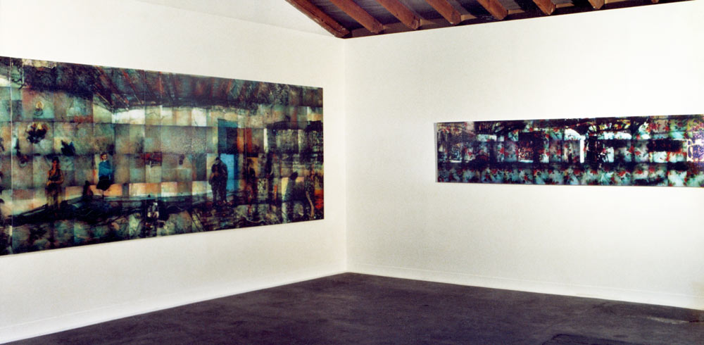 “Le soleil à minuit”, exposition de Bernard Rousseau au BBB, Toulouse. 2001.