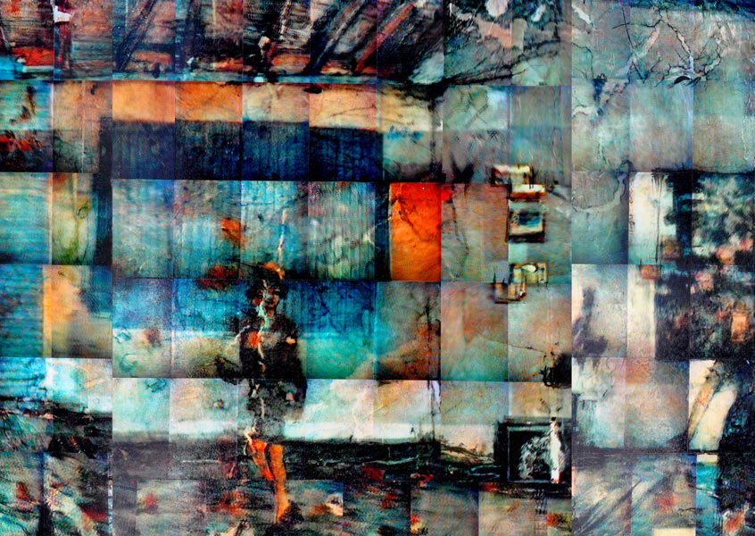 “Le soleil à minuit”, exposition de Bernard Rousseau au BBB, Toulouse. 2001.