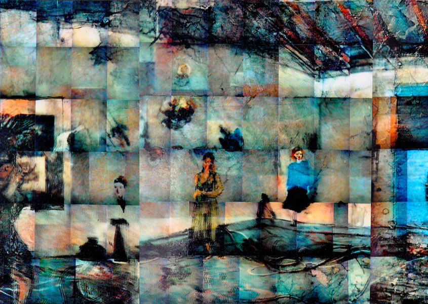 “Le soleil à minuit”, exposition de Bernard Rousseau au BBB, Toulouse. 2001.