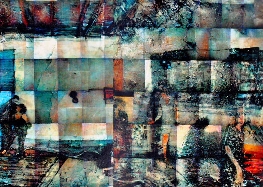 “Le soleil à minuit”, exposition de Bernard Rousseau au BBB, Toulouse. 2001.